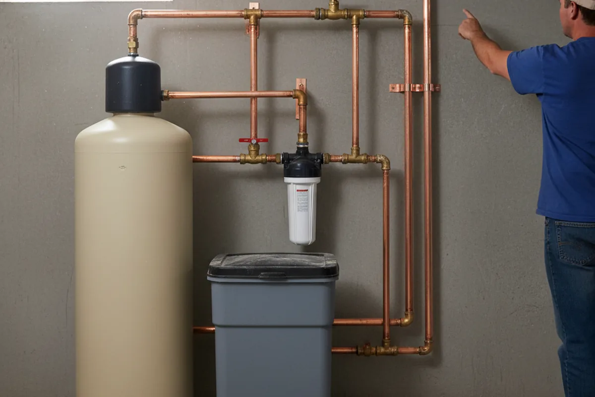 Whole-house water treatment system installed in Maxwell